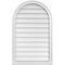Ekena Millwork Round Top Surface Mount PVC Gable Vent w/ 2"W x 2"P Brickmould Sill Frame, 24"W x 38"H GVPRT24X3803SN - alternate 1